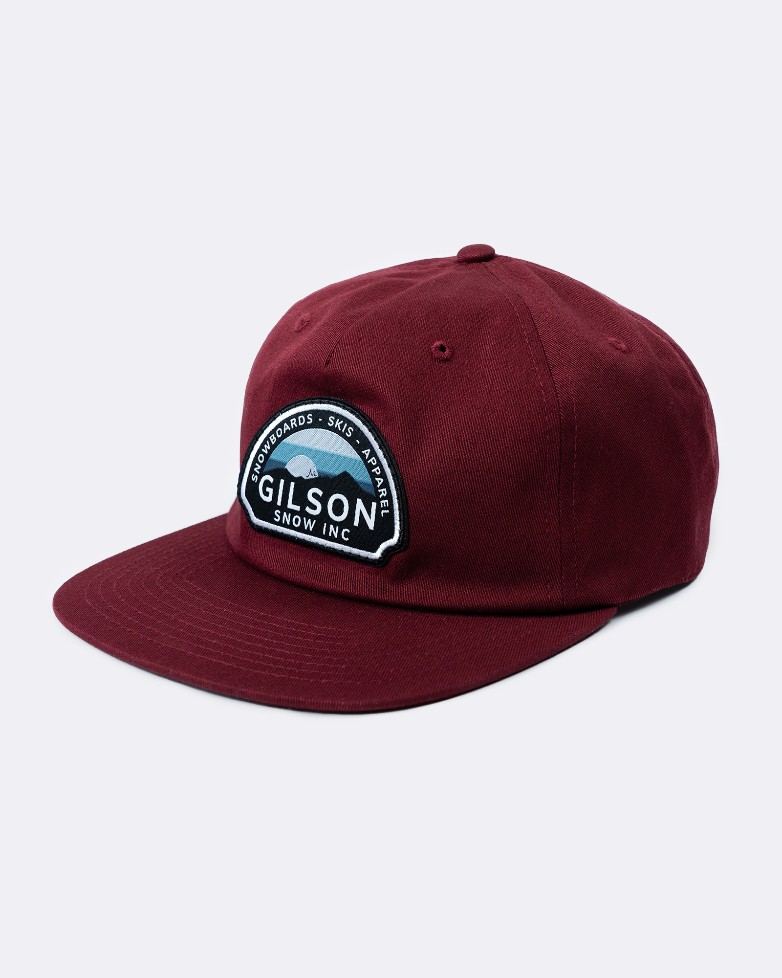 Gilson Patch 
Pinch Hat Maroon graphics