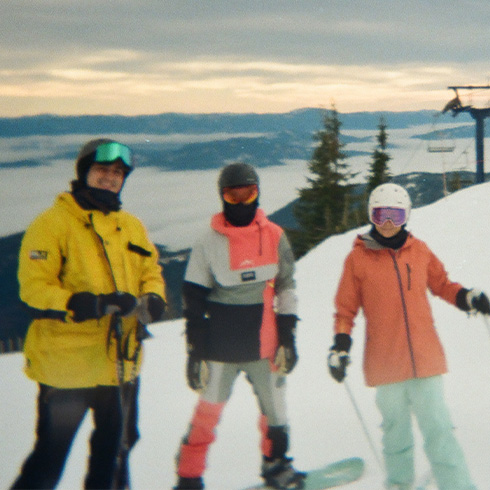 riders on snow