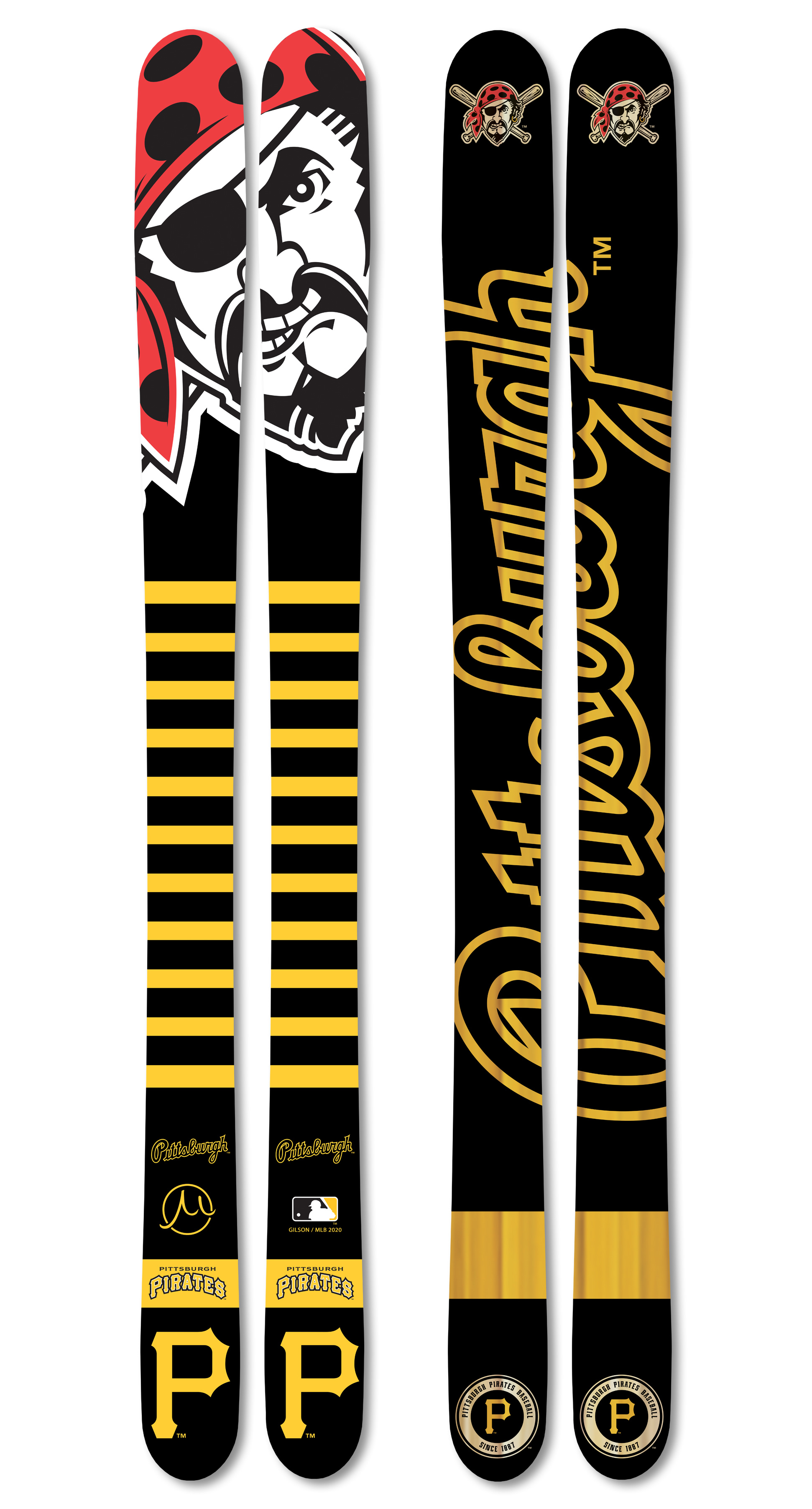 Skis Pittsburgh Pirates Youth Skis Gilson Snow